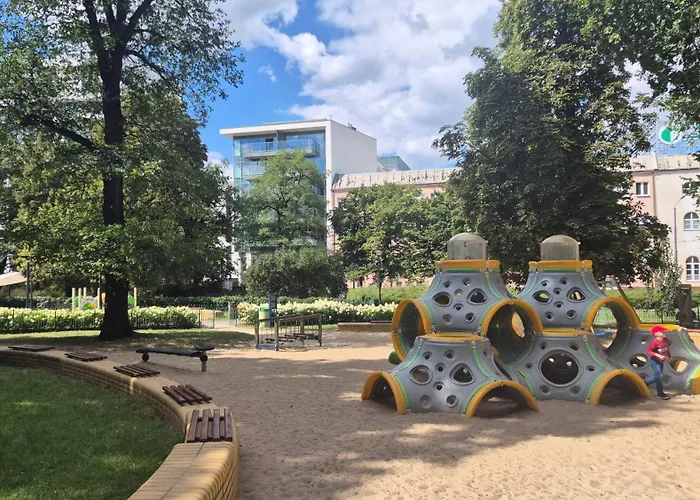 Apartmán Towarowa Nature Apartment, Free Parking, Air-conditioning, Self Check-in 24h Poznaň